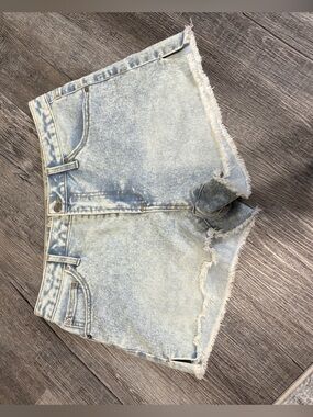 Women’s blue jean shorts